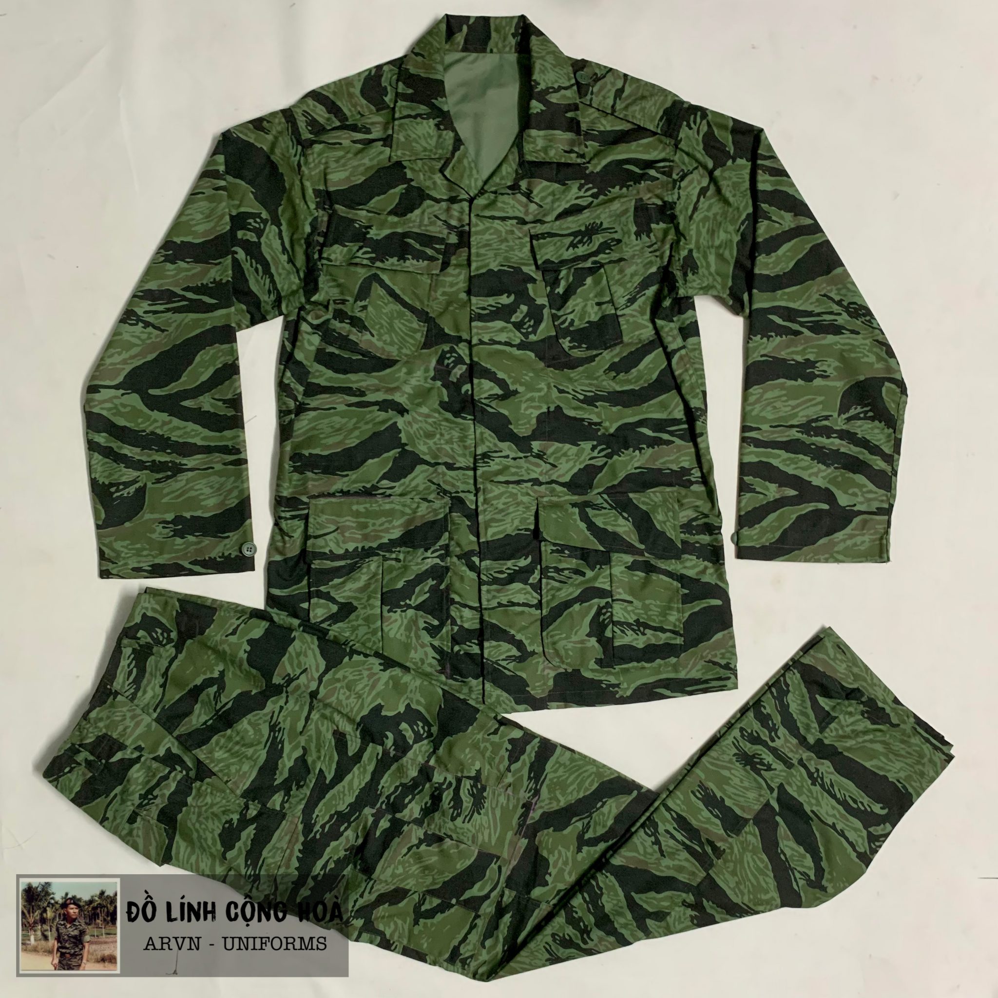 Tqlc Lightweight TQLC Seawave Tiger Stripe 1968 – Customize order – ARVN ...